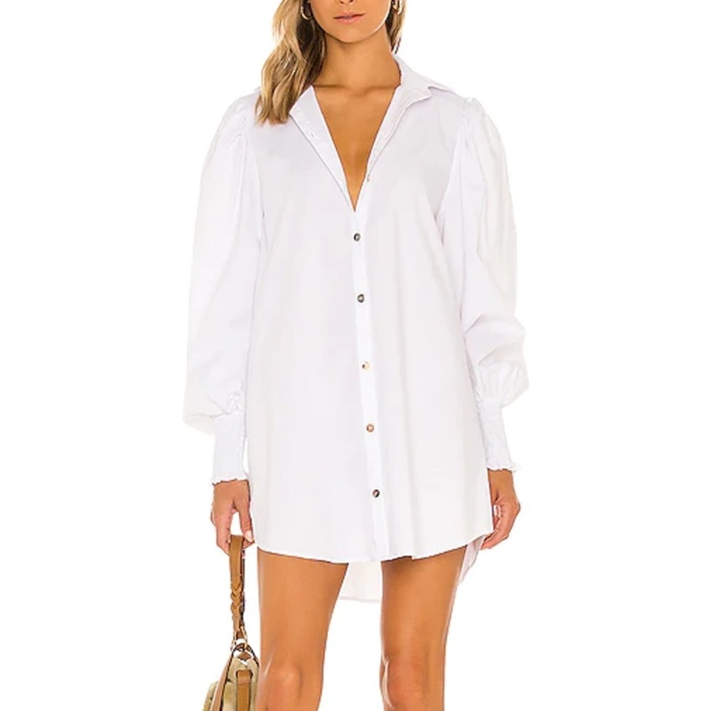 NWT Show Me Your Mumu Allure Long Sleeve Shirt Dress